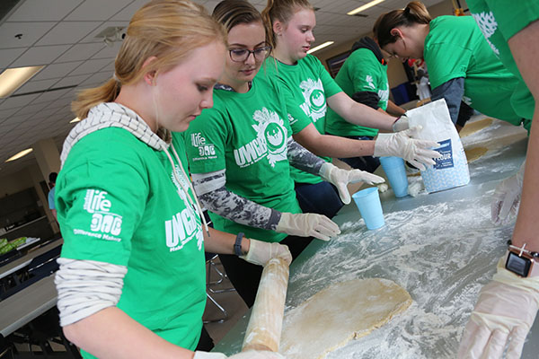 Students at Make a Difference Day